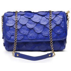 Bolsa em Couro de Pirarucu (Arapaima Gigas) Royal ... - Taia 