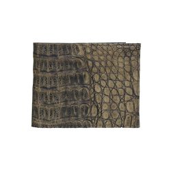 Carteira Mas. em Couro de Jacaré (Caiman Yacare ) ... - Taia 