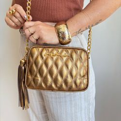 BOLSA LUIZA BARCELOS OURO VELHO - BLB - Talita Fidelis | Para mulheres que sabem onde querem pisar