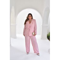 Calça Lola Rosé - TA242272 - TAMTAUM PLUS SIZE FASHION