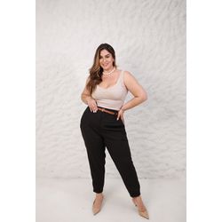 Calça Milena Black - TA241872 - TAMTAUM PLUS SIZE FASHION