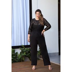 Calça Dianna Black - TA242223 - TAMTAUM PLUS SIZE FASHION