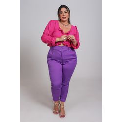 Calça Milena Purple - TA241874 - TAMTAUM PLUS SIZE FASHION