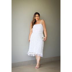 Conjunto Helena White - TA242115 - TAMTAUM PLUS SIZE FASHION