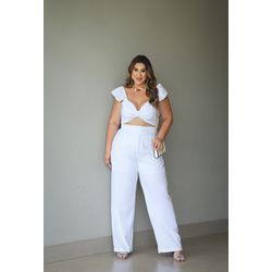 Conjunto Mary White - TA242153 - TAMTAUM PLUS SIZE FASHION