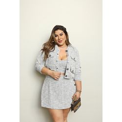 Conjunto Tweed Celine - TA242191 - TAMTAUM PLUS SIZE FASHION