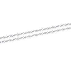 Corrente Elo Português em Prata 925 - C13(40CM)/C1... - Tarciana Joias