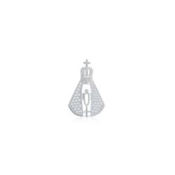  Pingente Nossa Senhora Aparecida Pedras Zircônias... - Tarciana Joias
