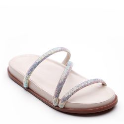 PAPETE LISSA EM COURO OFF WHITE - Mezzo Punto