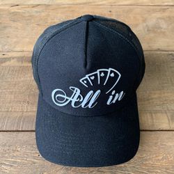 BONÉ ABA CURVA ALL IN - PRETO - ESTILO TRUCKER - B... - BEM VINDOS 