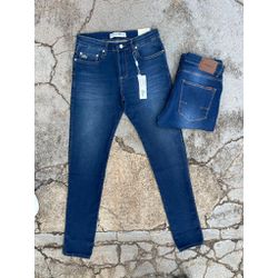 CALÇA JEANS LAC LAVAGEM AZUL ESCURA ESTASTANO SLIN... - BEM VINDOS 