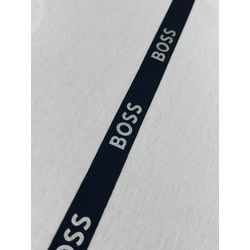 Camiseta Hugo Boss Malha Tangus Branca Com Escrito... - BEM VINDOS 