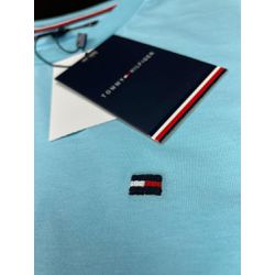 Camiseta Tommy Básica Peruana Legitima Azul-claro ... - BEM VINDOS 