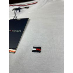 Camiseta Tommy Básica Malha Pima Peruana Branca - ... - BEM VINDOS 