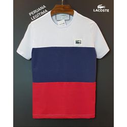 Camiseta Lac Peruana Listrada Brnca/Vermelha/Azul ... - BEM VINDOS 