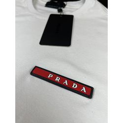Camiseta Prada Malha Peruana Básica BRANCA - Prad... - BEM VINDOS 
