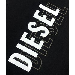 Camiseta Diesel Malha Soft Pima Preta Com Detalhes... - BEM VINDOS 