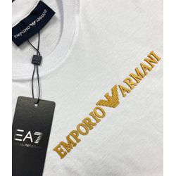 Camiseta Empório Armani Malha Pima Peruana Branca ... - BEM VINDOS 