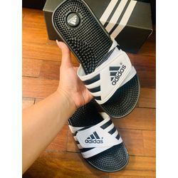 CHINELO AD Adissage BRANCO COM PRETO - CHAD5 - BEM VINDOS 