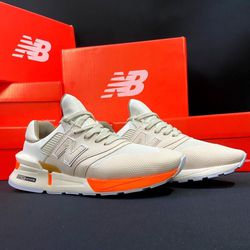 TENIS NEW B 997 CREME LARANJA - 997-06 - BEM VINDOS 