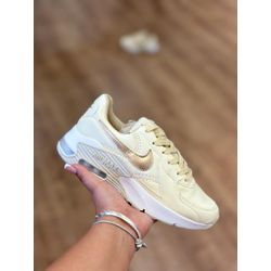 Tenis Nk Air Max Excee Couro Creme Dourado - EXCEE... - BEM VINDOS 