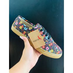 SAPATENIS RSV FLORAL COLORIDO - RSVF-003 - BEM VINDOS 