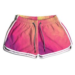 SHORT PRAIA FEMININO TIE DYE AMARELO/LARANJA/ROXO ... - BEM VINDOS 