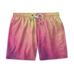 SHORT PRAIA TIE DYE AMARELO/LARANJA/ROXO - SH1078 - BEM VINDOS 