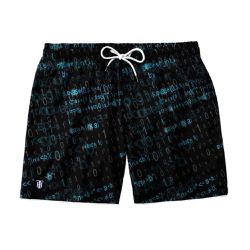 SHORT PRAIA MATRIZ COM AZUL - SH1187 - BEM VINDOS 