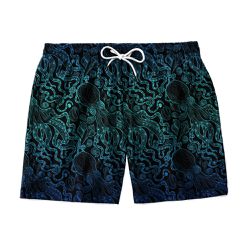 SHORT PRAIA PRETO POLVOS NEON - SH1309 - BEM VINDOS 