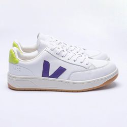 TENIS VERT V-12 BRANCO/LILAS/LIMA - V12-08 - BEM VINDOS 