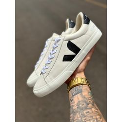 TENIS VERT ESPLAR LOGO COURO BRANCO/PRETO - ESPLAR... - BEM VINDOS 