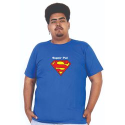 Camiseta Masculina Estampa Super Pai - TechMalhas