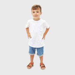 Camiseta Infantil Algodão Branca - TechMalhas