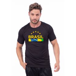 Camisa Copa Dryfit Preta - TechMalhas
