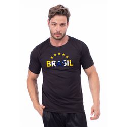 Camisa Masculina Copa Preta - TechMalhas