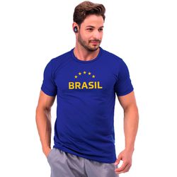 Camisa Masculina Dry Fit Copa Torcedor Azul - TechMalhas