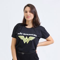 Camiseta Mãe Maravilha Especial Dia Das Mães - TechMalhas