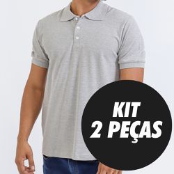 Kit 2 Camisas Polo Masculina - TechMalhas