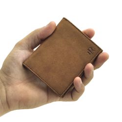 Carteira com aba Laroche Masculina em Couro - Whis... - TESTAAEI
