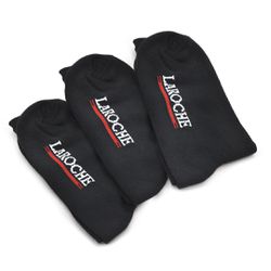 KIT 3 Pares de Meia Masculina Cano Longo - Preto -... - TESTAAEI