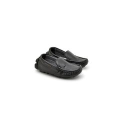 Mocassim Bali Babie de Couro - Preto/Café - 03984-... - TESTAAEI