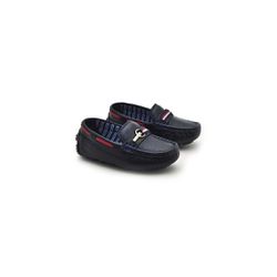 Mocassim Bali Babie de Couro - Royal/Vermelho - 03... - TESTAAEI
