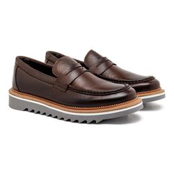 Loafer Masculino Casual Laroche Bolt Em Couro - Ca... - TESTAAEI