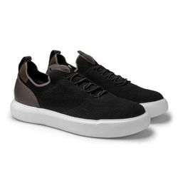 Tenis Casual Knit Cell Laroche - Preto - 019005-35... - TESTAAEI