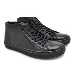 Sapatenis Casual Masculino Connect em Couro - Pret... - TESTAAEI