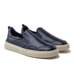 Slip On Yate Masculino Dublin em Couro - Royal - 0... - TESTAAEI