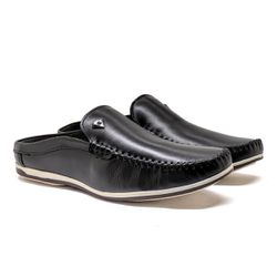 Mule Masculino Dumont em Couro - Preto - 03737-222 - TESTAAEI