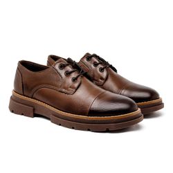 Sapato Derby Laroche Everest em Couro - Chocolate ... - TESTAAEI