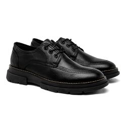 Sapato Derby Laroche Everest em Couro - Preto - 02... - TESTAAEI